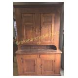 Early White Pine Pennsylvania Dutch Cupboard