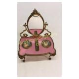 Louis XV Style Ladies Inkwell Desk Set