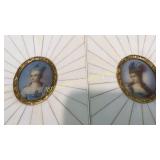 2 Miniature Portraits