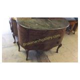 Louis XVI Style Bow Front Chest