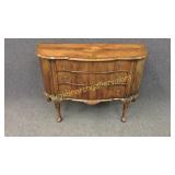 Queen Anne Figured Walnut Bow Front Server
