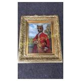 Poncelet Style Dog Face Portrait