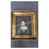 Oil on Canvas, Portrait of Woman