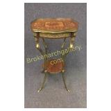 Inlaid Italian 1 Drawer Stand