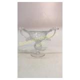 Blown Glass Center Compote