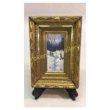 Oil on Board Snow Scene