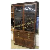 Georgian Mahogany Butlers Secretary Bookcase