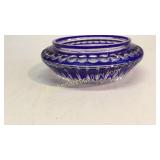 Bohemian Cobalt Cut Center Bowl