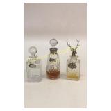 3 Crystal Decanters