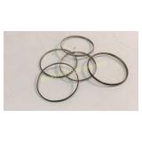 5 Sterling Silver Bangles