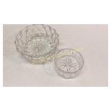 2 Crystal Bowls