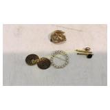 6 Pieces Jewelry, 14k and 12k Filled