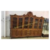 Monumental Belgian Style China Cabinet