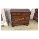Walnut Chinese Chippendale Chest