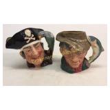 2 Royal Doulton Toby Pitchers