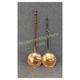 2 Copper Bed Warmers