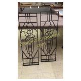 Pair Cast Iron Window Covers