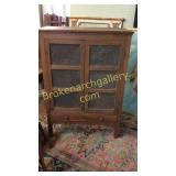 Walnut 6 Tin Pie Safe