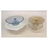 4 Glass Cake Stands