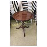 Mahogany Piecrust Tea Table