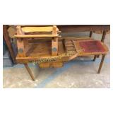 Cobblers Bench & Camel Saddle