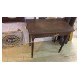 Turned Leg Stand W 1 Board Top