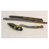 2 Vintage Persian Knives