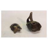 2 Pieces Sara Ayer Catawba Pottery