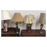 4 Decorative Table Lamps