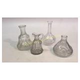4 Decanters/ Water Jugs