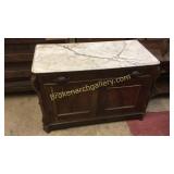 Marble Top Victorian Server