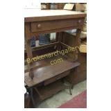 2 Assorted Oak Tables