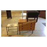 Chest, Lift Top Stool, Table