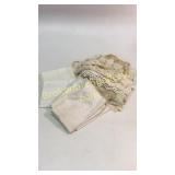 Group Pillow Cases, Doilies, Place Mats