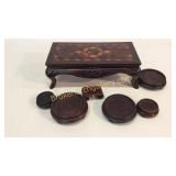 Group Asian Wood Stands