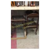 2 Glass Coffee Top Side Tables & Butlers Table