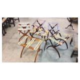 6 Vintage Luggage Racks