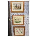 3 Framed Prints