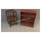 2 Mahogany Bookshelves