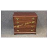 Mahogany 4 Drawer Chest