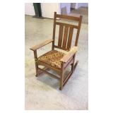 Stickley Inlaid Arts & Crafts Rocker