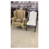 Upholstered Wingback & Upholstered Open Armchairs