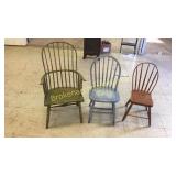 3 Assorted Side Chairs