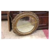 Gilded Round Mirror