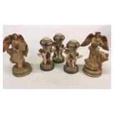 5 Angel Candlesticks