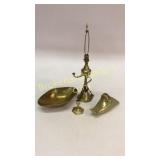 4 Pieces Assorted Brass