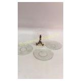 4 Glass Serving Trays