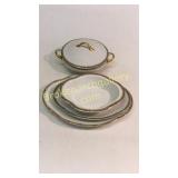 4 Pieces Haviland Limoge Serving Ware