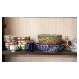 14 Pieces Kitchen Pottery, Ironstone