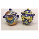 2 Ceramic Jars